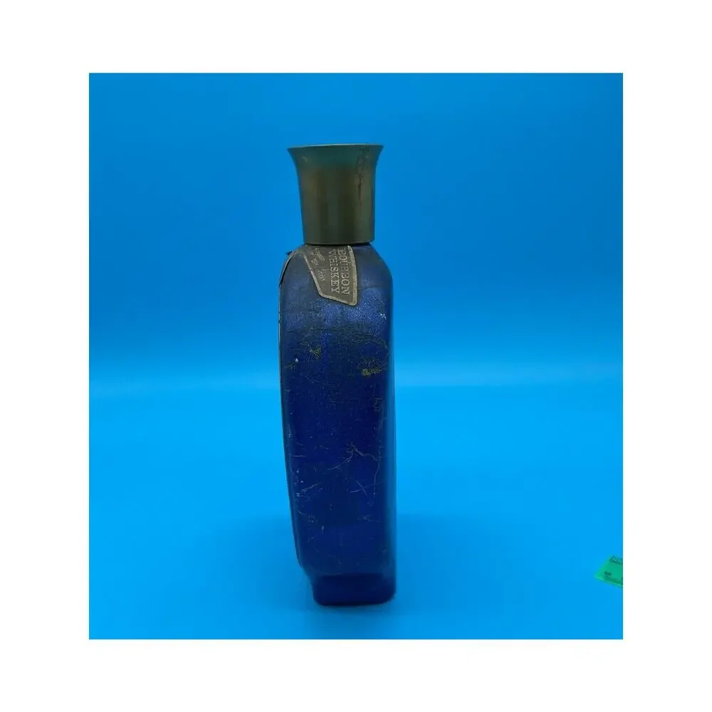 Beam's Choice Bourbon Blue Porcelain Decanter Velazquez‎ Artwork Vintage